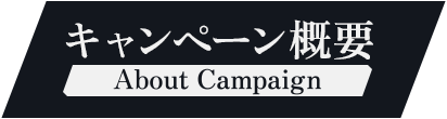 キャンペーン概要 About Campaign